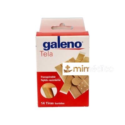 GALENO TIRITAS TELA SURTIDAS 14 U 4 TAM GALENO