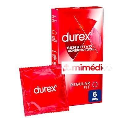 DUREX PROFILACTICO CONTACTO TOTAL 6UD. DUREX