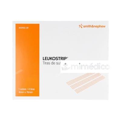 APOSITO LEUKOSTRIP TIRA SUTURA 4 X 76MM SMITH AND NEPHEW