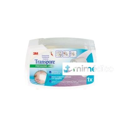 3M TRANSPORE ESPARADRAPO HIPOALERG MICROPERF PLAST 5 MX2,5 C 3M