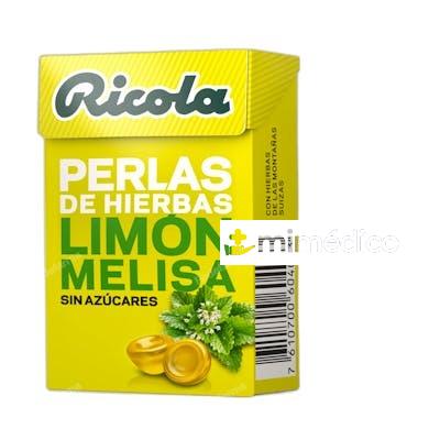 RICOLA PERLAS SIN AZUCAR LIMON MELISA 25 G RICOLA
