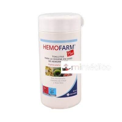 HEMOFARM TOALLITAS PLUS BOTE 60 UN HEMOFARM