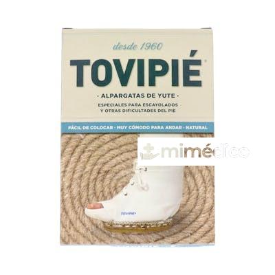 CLASICO YUTE PLANO S/PUNT NINO BLANCO (100) TOVIPIE