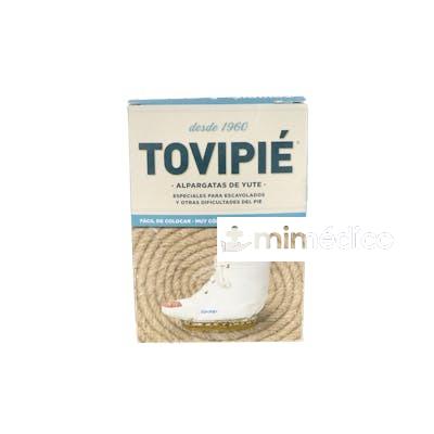 TOVIPIE CLASICO YUTE PLANO S/PUNT SR BLN (100) TOVIPIE