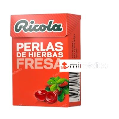 RICOLA PERLAS SIN AZUCAR FRESA 25 G RICOLA