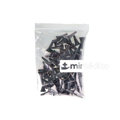 ESPECULO RIESTER STD 4 MM NEGRO 100 UN FLEMING