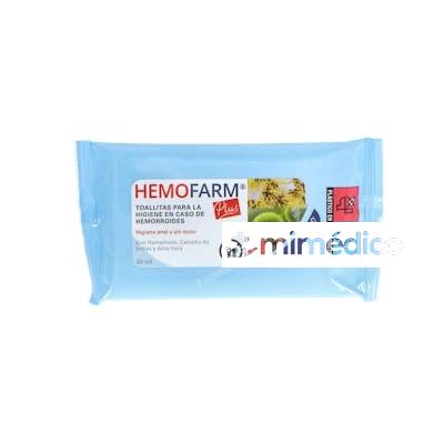 HEMOFARM TOALLITAS PLUS SOB 20 U HEMOFARM