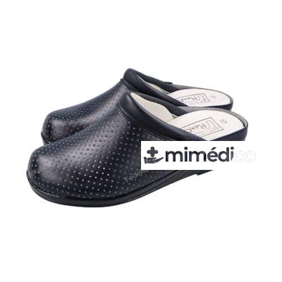 HANKSHOES CINFA ZUECO CONFORT T/37 AZUL HANKSHOES