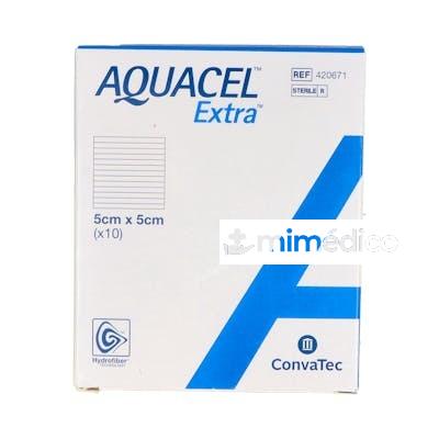 APOSITO AQUACEL EXTRA HIDROCOL EST 5X5 CM 10 UN AQUACEL