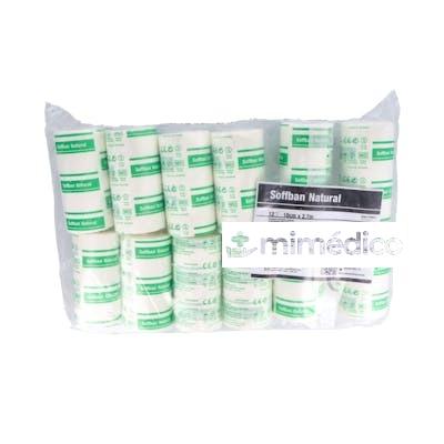 VENDA ACOLCHADA SOFFBAN NATURAL 10 CM X 2,70 M 12 UN VERDE BSN MEDICAL