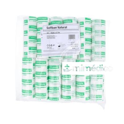 VENDA ACOLCHADA SOFFBAN NATURAL 15 CM X 2,70 M 12 UN VERDE BSN MEDICAL