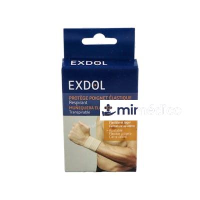 MUÑEQUERA EXDOL ELAST VELCRO T/1 18,5CM BG NOSA