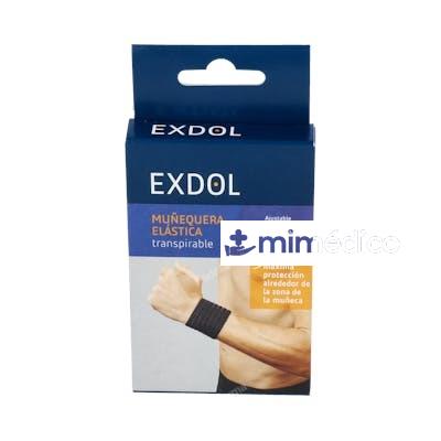 NOSA MUÑEQUERA EXDOL ELAST VELCRO T/1 18,5CM NGR NOSA