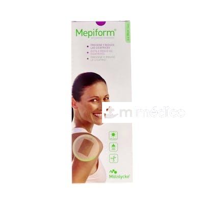 MEPIFORM APOSITO REDUCTOR CICATRICES SIL 4X30 CM 5 UN PIEL IMPERM MOLNLYCKE