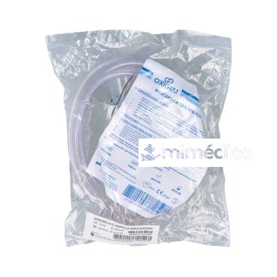 FLEMING MASCARILLA OXIGENO ADULTO C/AMPOLLA NEBUL 9005022 FLEMING