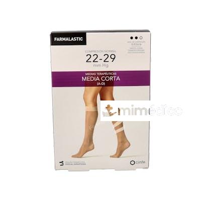 MEDIA COR NOR C/PUNT NEGRO T/M T:22-23 P:34-36 CM 2 UN FARMALASTIC