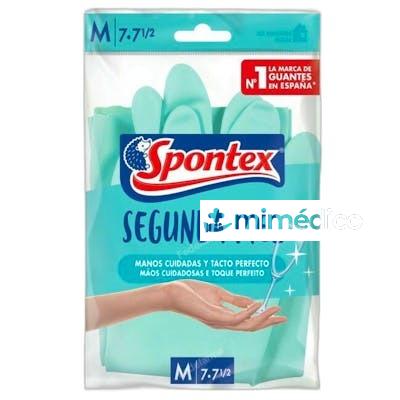 GUANTES SPONTEX SEGUNDA PIEL 7-7,5 SPONTEX
