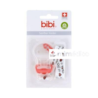 BROCHE BIBI SUJETA CHUPETE CLIP C/ CINTA +0 M 1 UN SMEDICAL