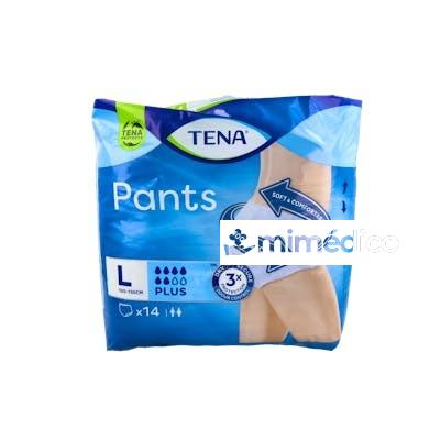 TENA PANTS PLUS INCO T/G 100-135 CM 14 UN 6 GOT AZUL TENA