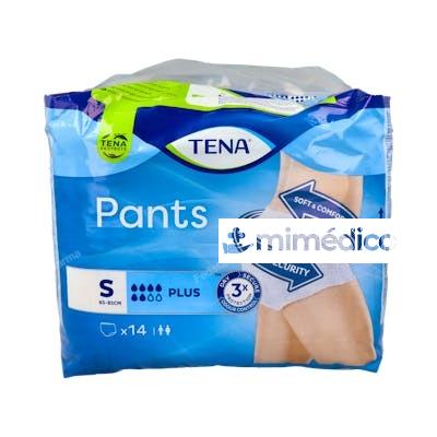 TENA PANTS PLUS INCO T/P 65-85 CM 14 UN 6 GOT AZUL TENA