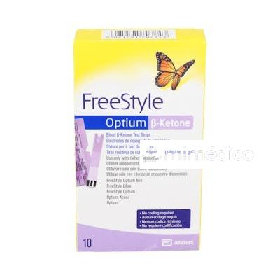 FREESTYLE OPTIUM XCEED BETA-KETONECETONICOS 10 TIRAS FREESTYLE
