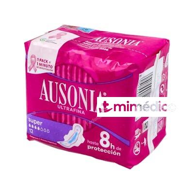 AUSONIA COMPRESA HIG AD ALAS SUPER 12 U AUSONIA