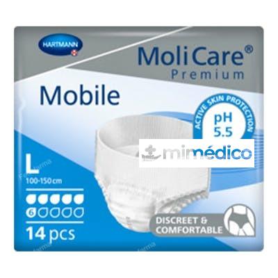 PAÑAL INCO MOLICARE MOBILE LARG 14 MOLICARE