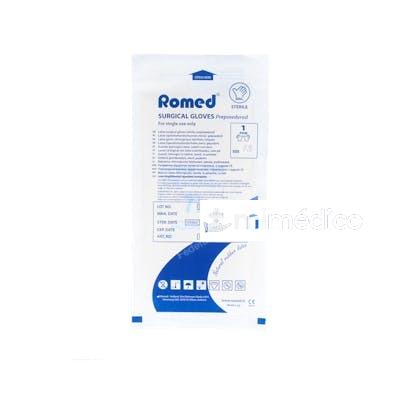 GUANTES CIRUGIA ROMED ESTERIL T/7,5 50 U REF OPST-075 FLEMING