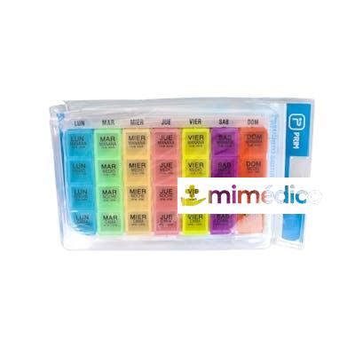 PRIM PASTILLERO SEMANAL 4 TOMAS COLORES (67165) PRIM