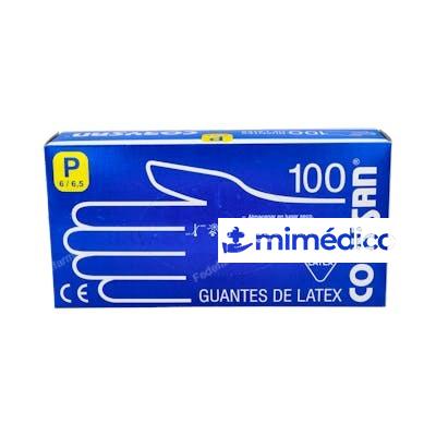CORYSAN GUANTES LATEX BLANCO S/POLVO T/P 100 UN CORYSAN