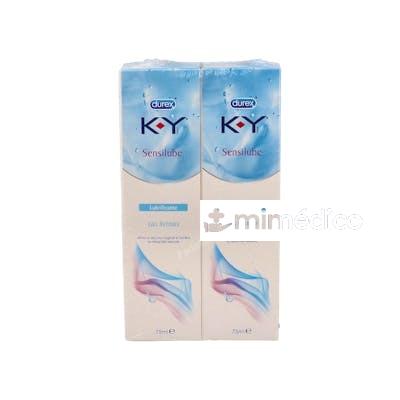 DUREX DUPLO SENSILUBE KY 75 ML 2A 50% DUREX