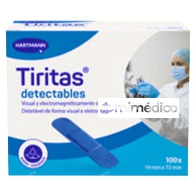 TIRITAS HARTMANN DETECTABLES 19X72 MM 100 UN AZUL TIRITAS HARTMAN