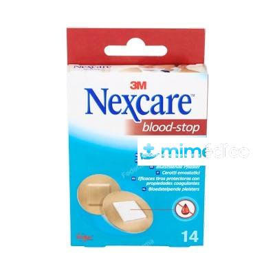 3M NEXCARE APOSITO BLOOD STOP TIRAS REDONDAS 22,5 MM 14 UN P 3M