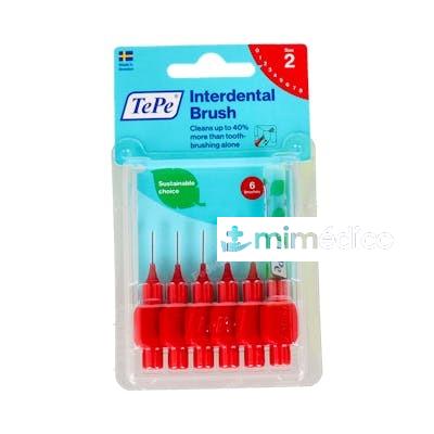 CEPILLO INTERDENTAL TEPE 0,5 ROJO 6 U TEPE