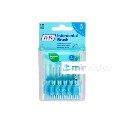 CEPILLO INTERDENTAL TEPE 0,6 AZUL 6 U TEPE