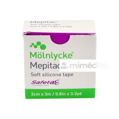 MEPITAC FIJACION SUAVE SILI 2CMX3M MOLNLYCKE