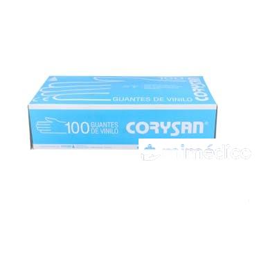 CORYSAN GUANTES VINILO TRANSPAR S/POLVO T/G 100 UN CORYSAN