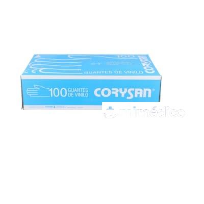 CORYSAN GUANTES VINILO TRANSPAR S/POLVO T/M 100 UN CORYSAN