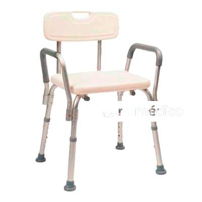 PRIM BANQUETA BAÑO ALUM C/BRAZOS (A197) PRIM