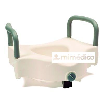 ELEVADOR WC ALZA/ASIENTO 12CM S/TAPA C/BRAZOS FIJO PRIM