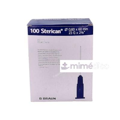 AGUJA HIPO STERICAN 23G 60- 6 MM CONO AZUL 100 UN - 4665600 BRAUN