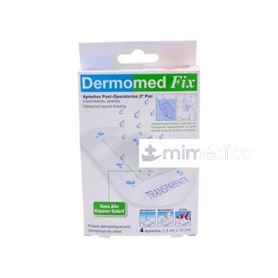 DERMOMED-FIX APOSITO SEGUNDA PIEL 7,5X10 CM 4 UN BLC DERMOMEDFIX