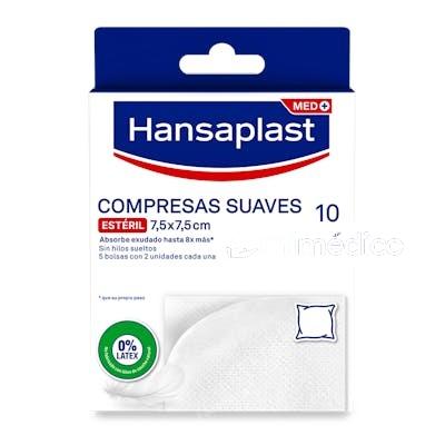 HANSAPLAST COMPRESAS SUAVES 7,5 X 7,5 10 UN HANSAPLAST