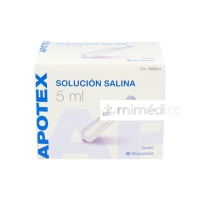SOL SALINA FISIOL APOTEX 5 ML 30 MONODOSIS APOTEX