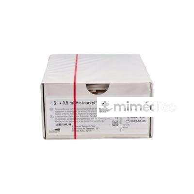 ADHESIVO TISULAR HISTOACRYL TRANSPARENTE 5UDX0,5ML VET BRAUN