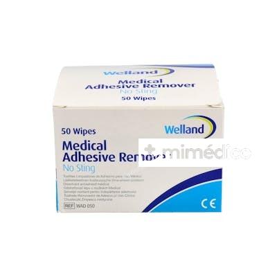 WELLAND ADHE REMOVER TOALLITAS 50 U WELLAND