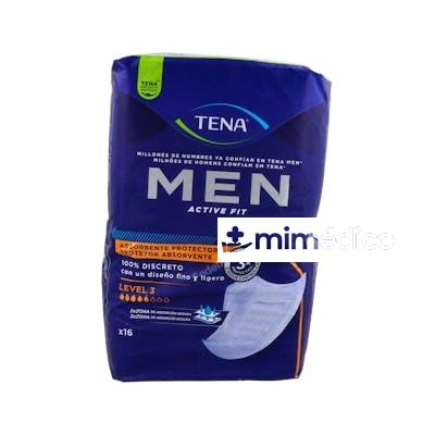 TENA MEN ACTIVE FIT INCONTINENCIA LIGERA LEVEL-3 16 UN (7508 TENA