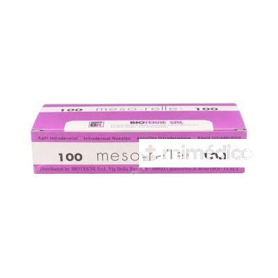 AGUJA MESOTERAPIA 30G 0,3-4 MM CONO AMARILLO 100 UN FLEMING