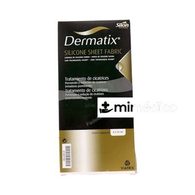 DERMATIX LAMINA SILICONA FABRIC BEIGE 4X13 CM 1 UN DERMATIX