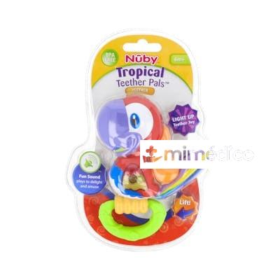 NUBY MORDEDOR MUSICAL PEZ/LORO +6 M 1 UN D.C.PHARM